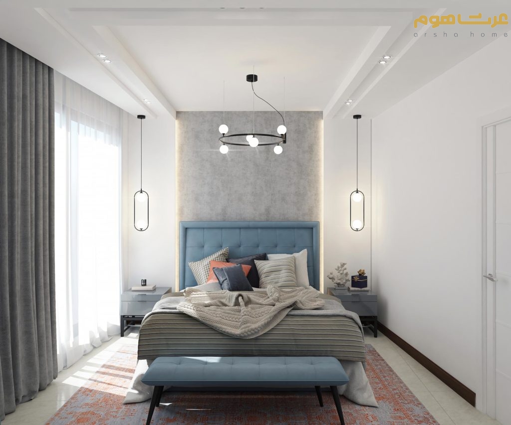 طراحی داخلی مدرن اتاق خواب پسر طبقه تک واحدی سوهانک