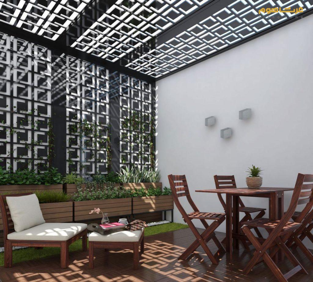 طراحی داخلی مدرن جنت آباد بهرامی نژاد پاسیو