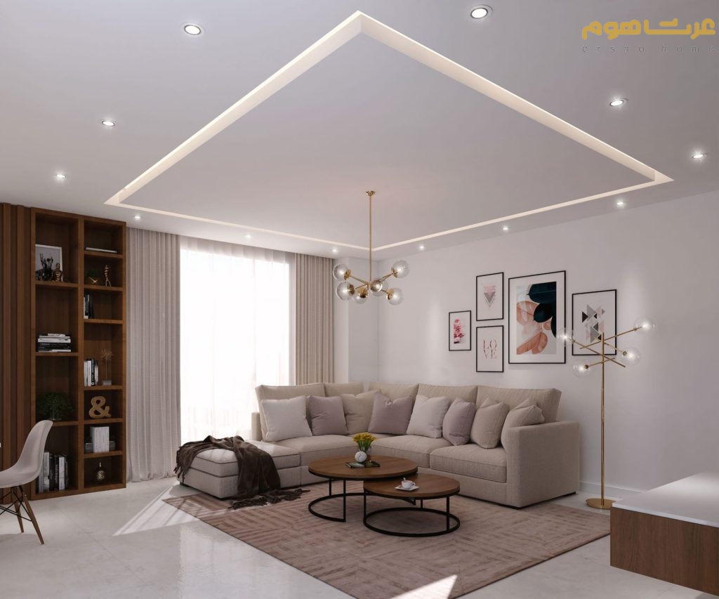 طراحی داخلی مدرن نشیمن بلوار فردوس شرق