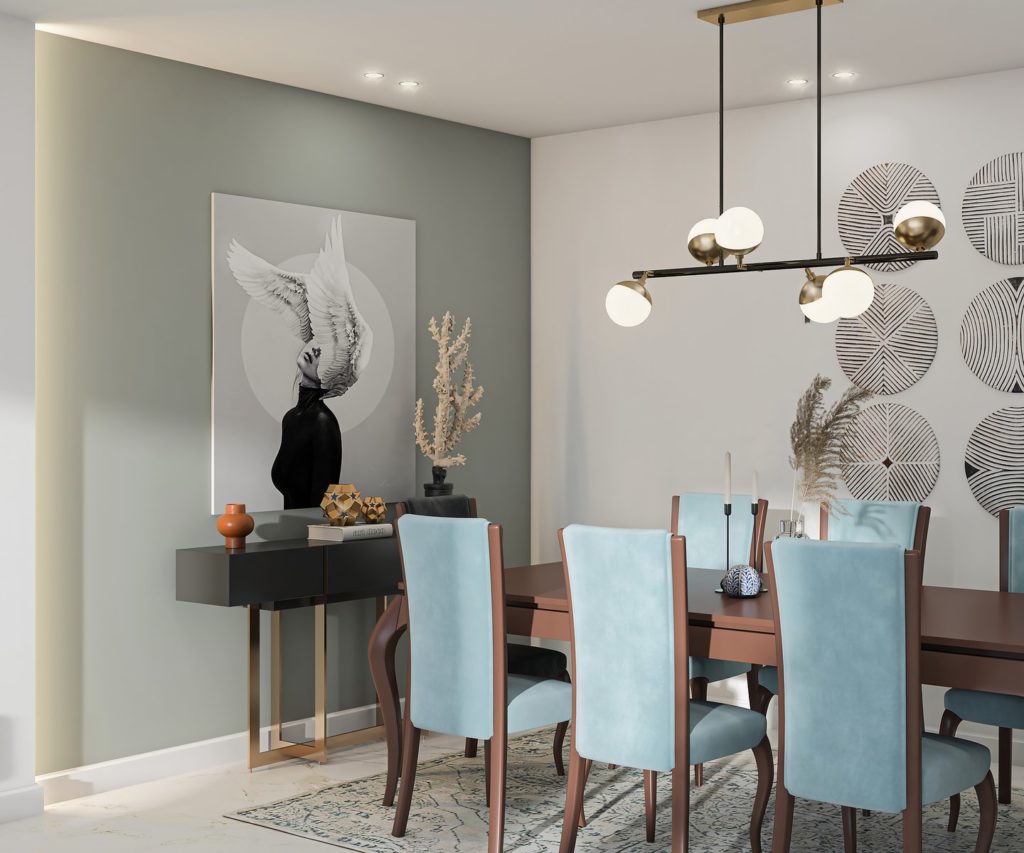 طراحی داخلی ناهارخوری دربند